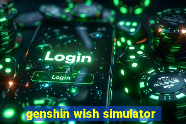 genshin wish simulator